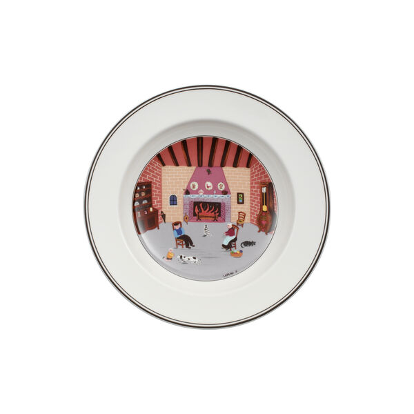 Design Naif Deep Plate Ø 21 cm, fireplace, Villeroy & Boch