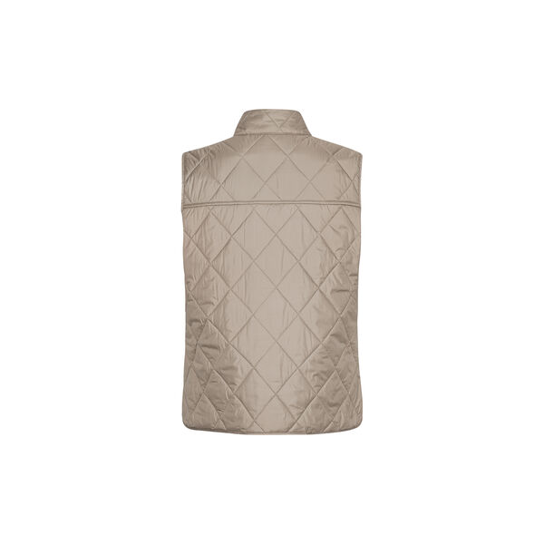 Quilted Short Vest, greige Quilted Short Vest, greige, Ilse Jacobsen Hornbæk