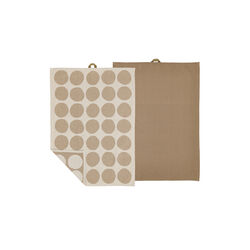 Bubbles Tea Towel, warm taupe, S&ouml;dahl
