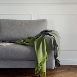 Secret Throw, 02204 lime/moss, Silkeborg Uldspinderi