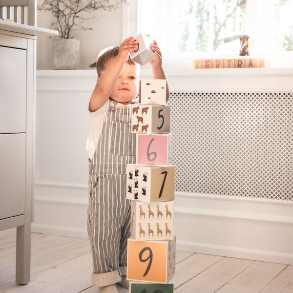 World of Sebra Stacking Boxes, beige, Sebra