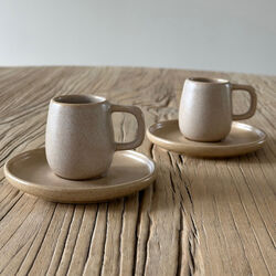 CAPRI Espresso Set, matte taupe, HOEME Copenhagen