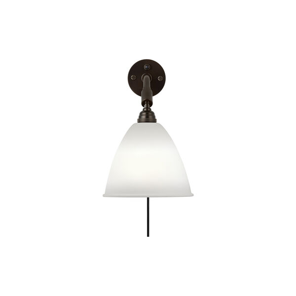 Bestlite BL7 Wall Lamp, bone china/black brass, GUBI