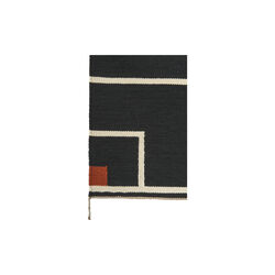 Rug VK-1, black/white, NORDICMODERN