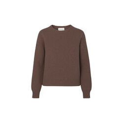 Liana Round-Neck Pullover | Cocoa, Americandreams