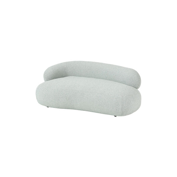 Alba 2 Seater Sofa, boucl&eacute; light blue, Westwing Collection