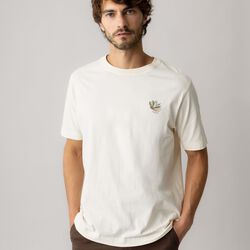 MMGMotion Flower Tee, ecru, MOS MOSH Gallery