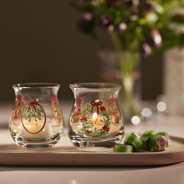 Holmegaard Christmas Tea Light Holder 2025, 2 pcs, Holmegaard