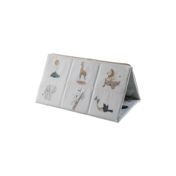 Fold-Out Tummy Time Triangle, Sebra