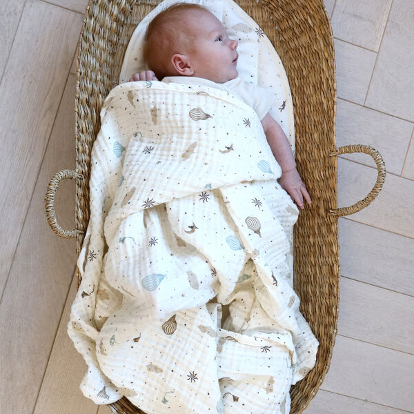 Muslin Baby Blanket, dreamland, Cam Cam Copenhagen