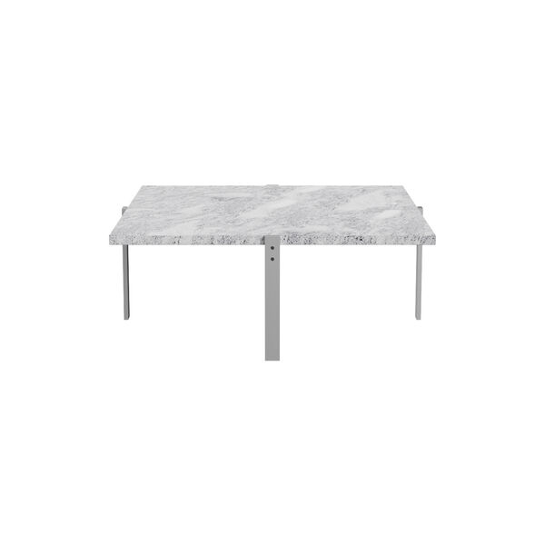 PK65&trade; Coffee Table, grey-white rolled, Fritz Hansen