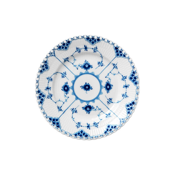 Blue Fluted Full Lace plate &Oslash; 17 cm, Royal Copenhagen