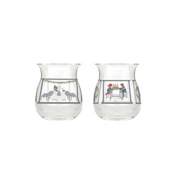 Christmas Tea light holder 2024, 2 pcs., Holmegaard