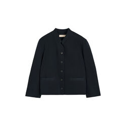 Angela Jacket Twill, black navy, Aiayu