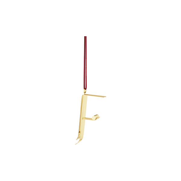 Christmas letter ornament F, Georg Jensen