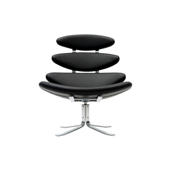 Corona Lounge Chair, black, Fredericia Furniture