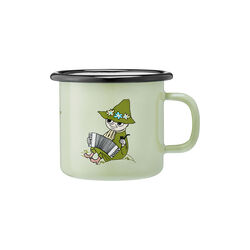 Moomin Snufkin enamel mug, Muurla