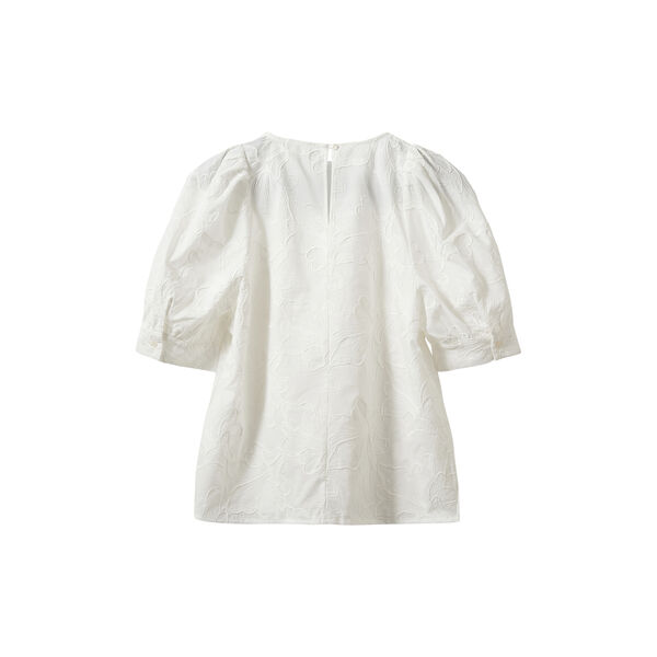 AhliaSW Puff Sleeve Blouse, white, Sofie Schnoor