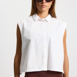 Sleeveless Shirt Worki, white, Rethinkit