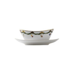 Star Fluted Christmas Sauce Bowl 43 cl, Royal Copenhagen