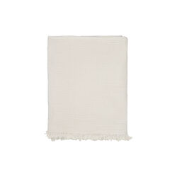 Cotton plaid, pure ecru, Aiayu