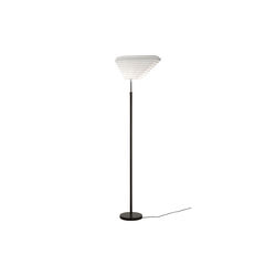 Floor Light A805 &ldquo;Angel Wing&ldquo;, nickel-plated brass, Artek