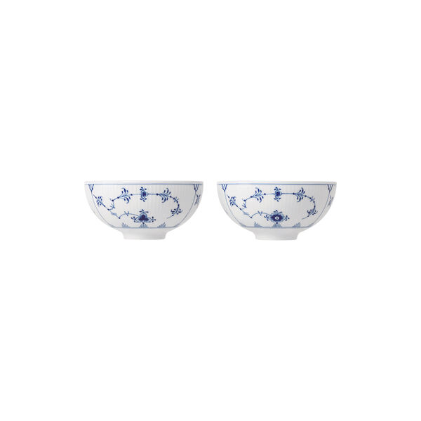 Blue Fluted Plain Bowl 30 cl, 2 pcs, Royal Copenhagen