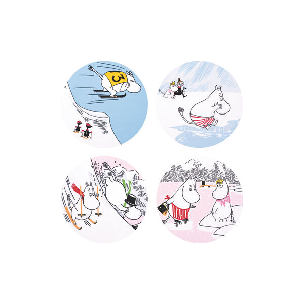 Winter bathing table mats 4 pcs., Moomin Arabia