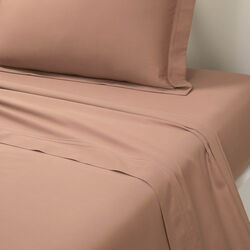 Triomphe Flat Sheet, sienna, Yves Delorme