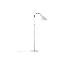Bellevue AJ7 Anniversary Edition Floor Lamp, white/bronzed brass, &Tradition