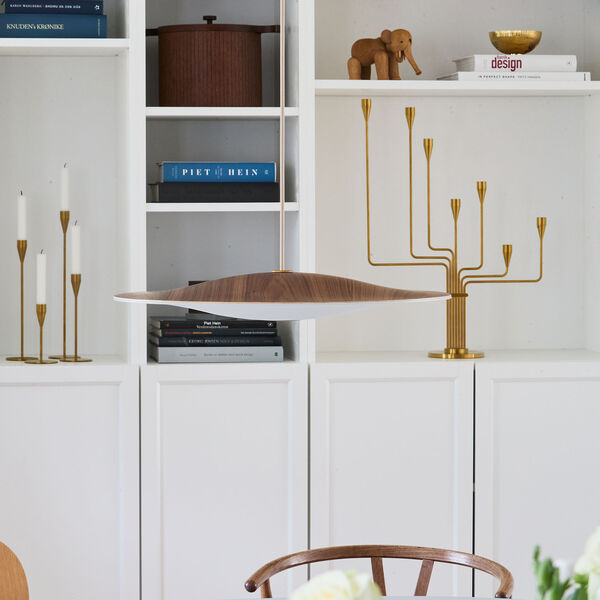 Sinus Wood 550P Pendant, walnut Sinus Wood 550P Pendant, walnut, Piet Hein