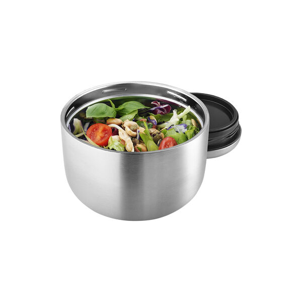 To Go Thermo Mealbox, steel/black To Go Thermo Mealbox, steel/black, Eva Solo