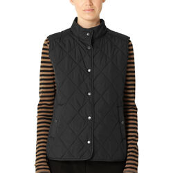 Quilted Short Vest, black, Ilse Jacobsen Hornbæk