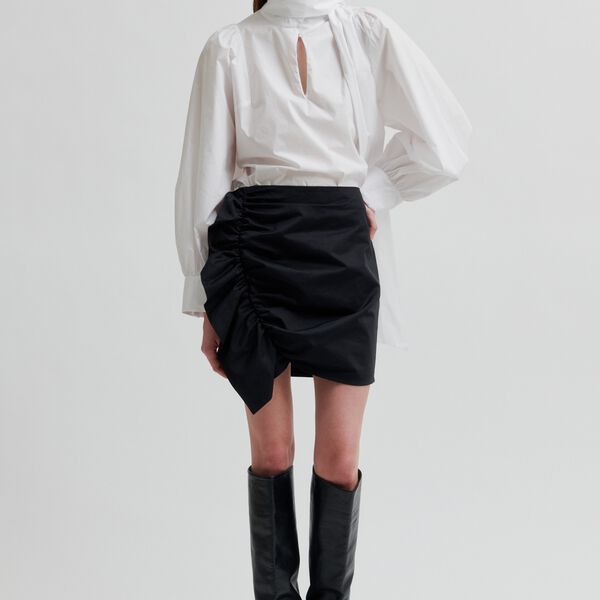 Flary Ruffle Skirt, black Flary Ruffle Skirt, black, Second Female