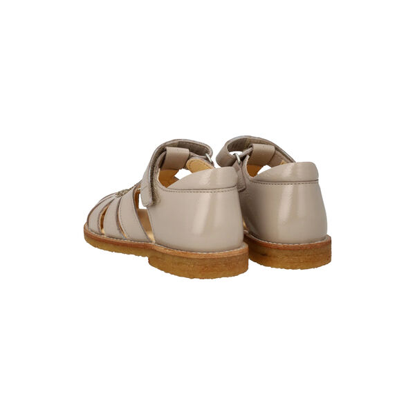 Heart Sandal with Sparkling Glitter Heart, sand/champagne glitter, ANGULUS