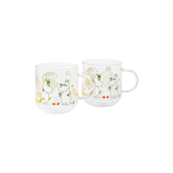 Moomin Glass 2 pcs. | 30 cl | Gift of Love, Moomin Arabia