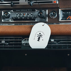 No. 5 Scented Car/Room Tag, Bergamot Neroli, Candly & Co