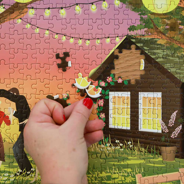 Garden Party Puzzle 1000 pieces, ViSSEVASSE