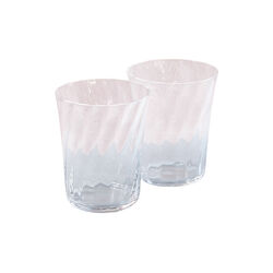 Concave glasses 2 pcs, clear, Stilleben