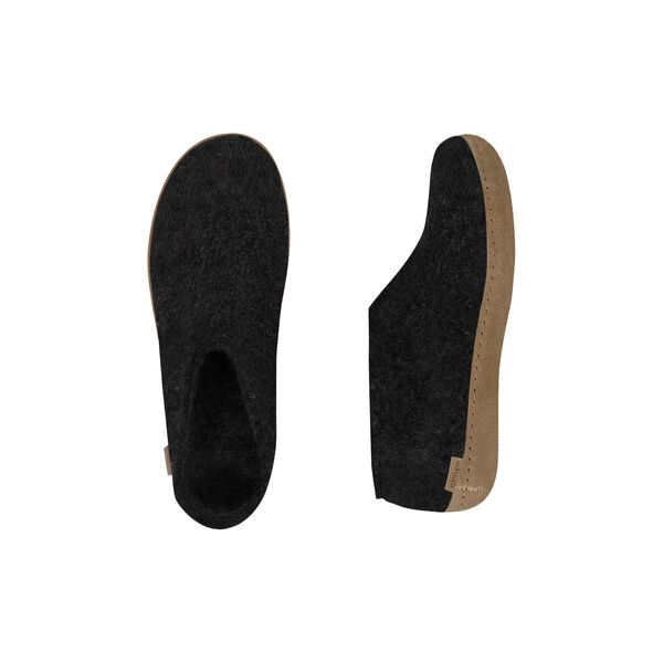 Felt Shoe, charcoal Felt Shoe, charcoal, Glerups