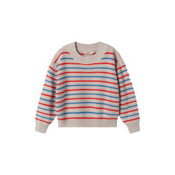 Teno Knitwear, tomato mix stripe, MarMar Copenhagen