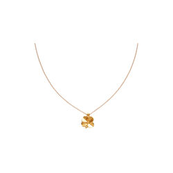 Firkløver Necklace, gold-plated, Flora Danica Jewellery