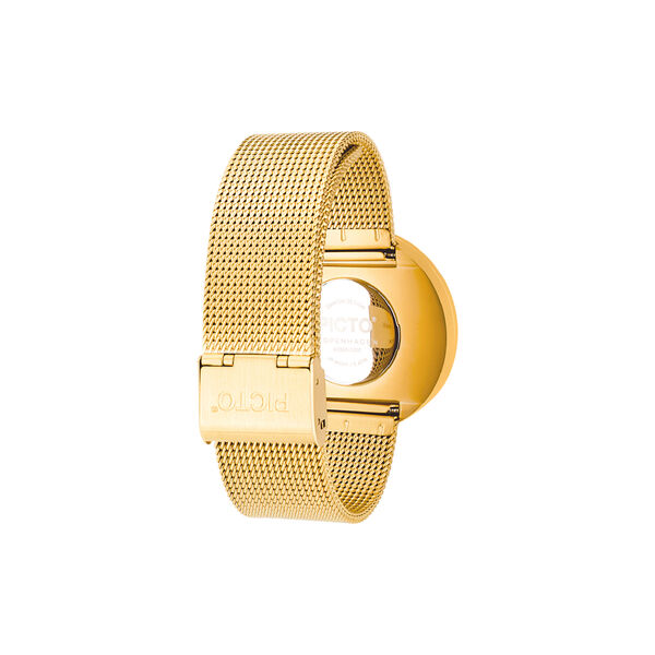 PICTO Wrist Watch, white/gold/matt gold PICTO Wrist Watch, white/gold/matt gold, Picto