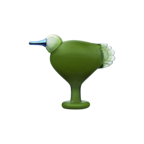 Birds by Toikka Leppäinen, moss green, Iittala