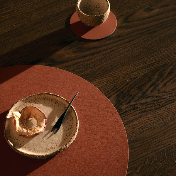 Nupo glass mat Circle, rust, LIND DNA