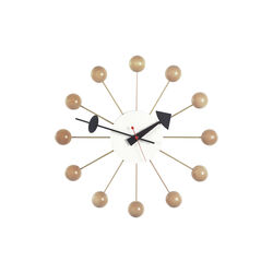 Ball Wall Clock, natural beech, Vitra 