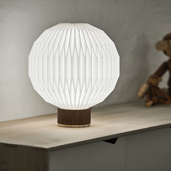 Le Klint 375 Table Lamp with Standard Shade, smoked oak, LE KLINT