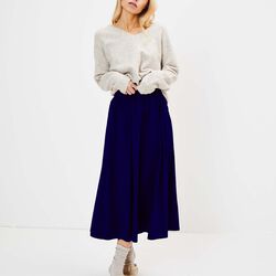 Vilma Skirt, dark blue, LA RŌUGE
