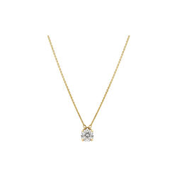 Venice Solitaire Necklace | 14 kt. Gold | 0,50 ct, Sif Jakobs Jewellery