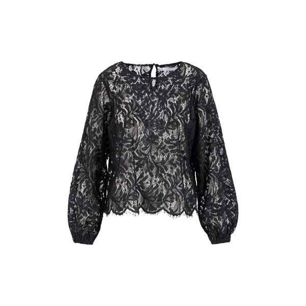 Lace blouse, black, Coster Copenhagen